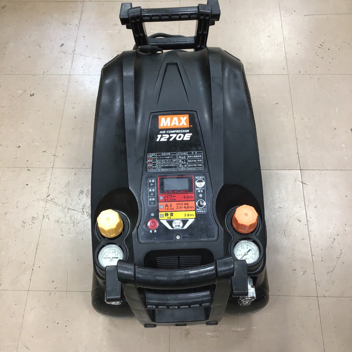 ★マックス(MAX) エアコンプレッサー AK-HL1270E_ブラック【草加店】