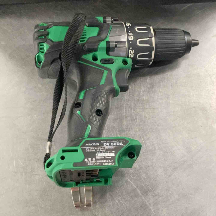 【未使用】ハイコーキ(HIKOKI ※旧:日立工機) コードレス振動ドリルドライバー DV36DA(2XP)【草加店】