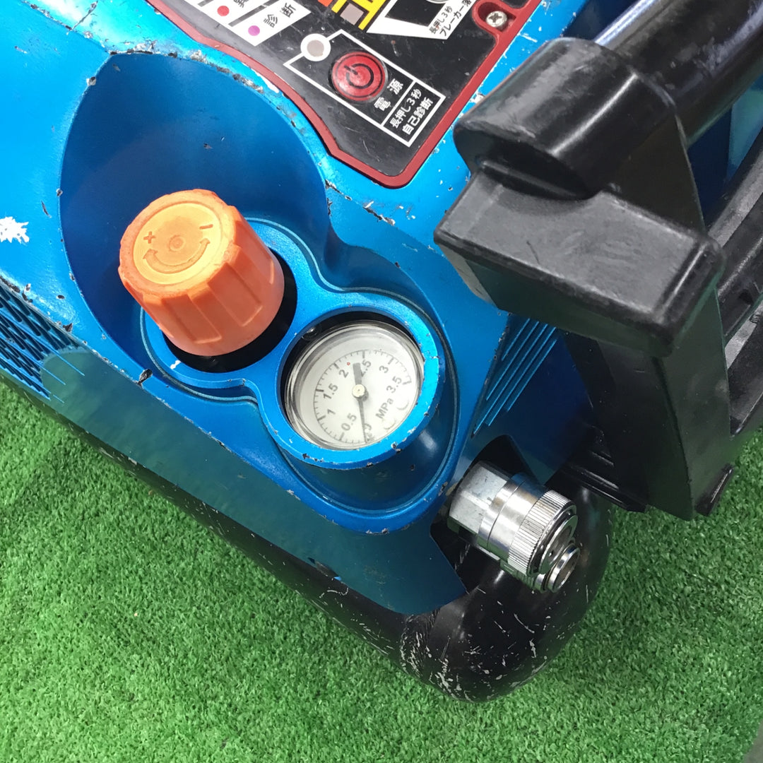 【中古・限定色】 マックス MAX 高圧専用 エアコンプレッサー AK-HH1270E2 ガイアブルー 【桶川店】