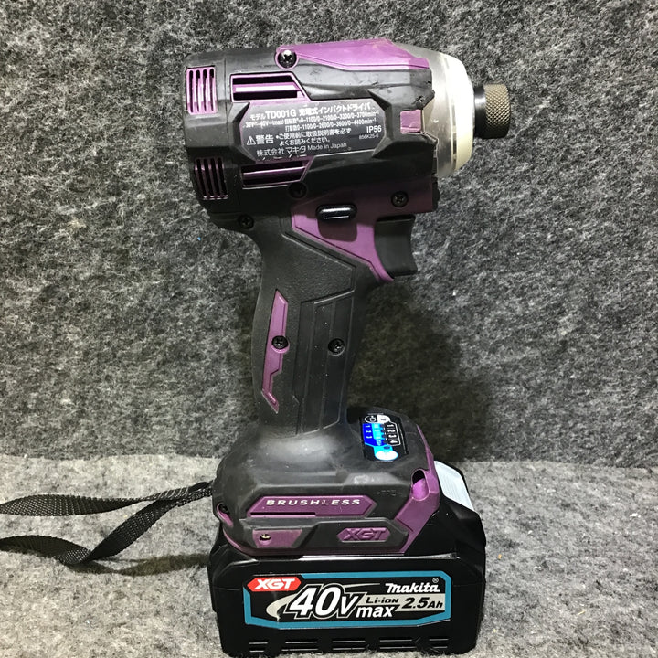 【中古品・バッテリ付き!】マキタ(makita) コードレスインパクトドライバ TD001GZAP【桶川店】