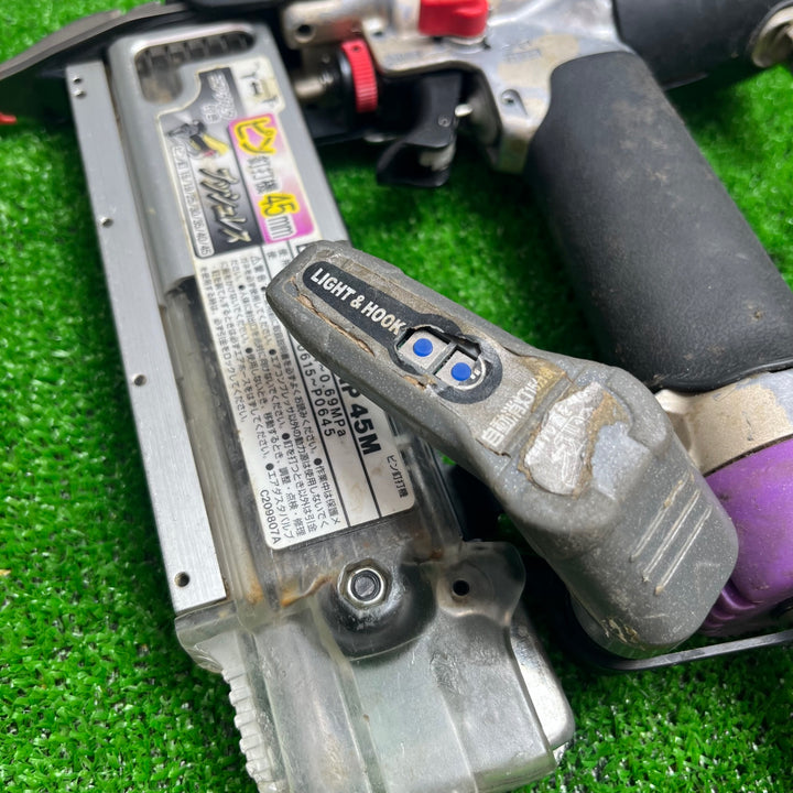 ★ハイコーキ(HIKOKI ※旧:日立工機) 常圧ピンネイラ NP45M ボタン破損【草加店】