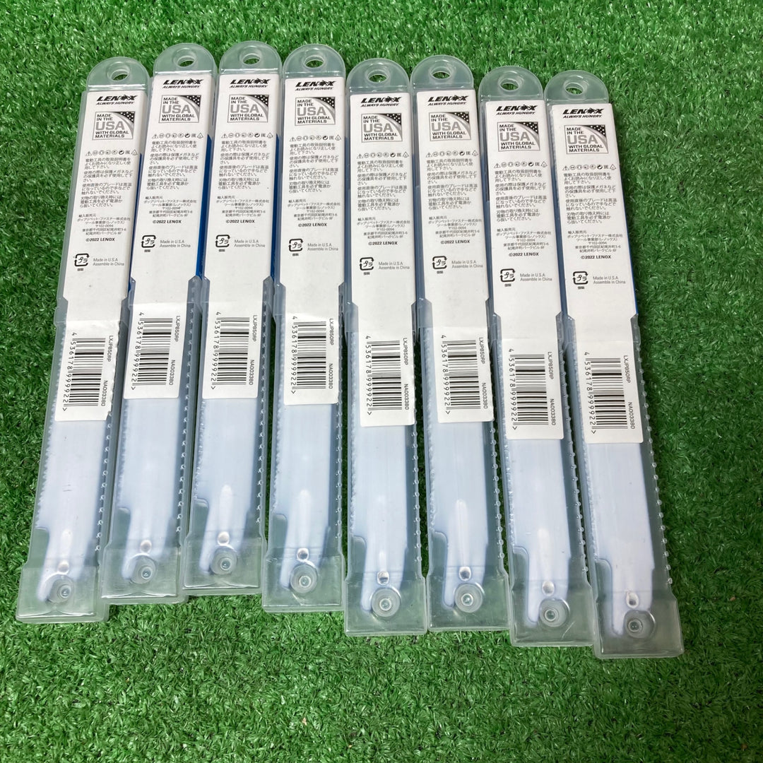 【未使用品(店頭展示品)】レノックス(LENOX) セーバーソー・レシプロソー替刃 LXJP850RP 200mm 6枚入り 8個セット