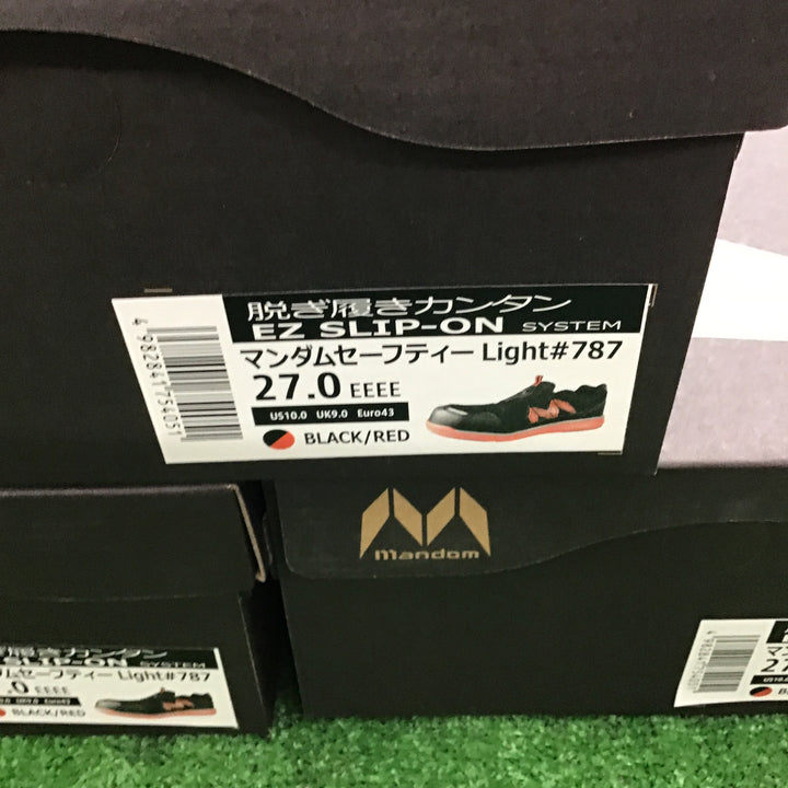 マルゴ 安全靴 マンダム セーフティー#787 27.0cm 5足セット【桶川店】