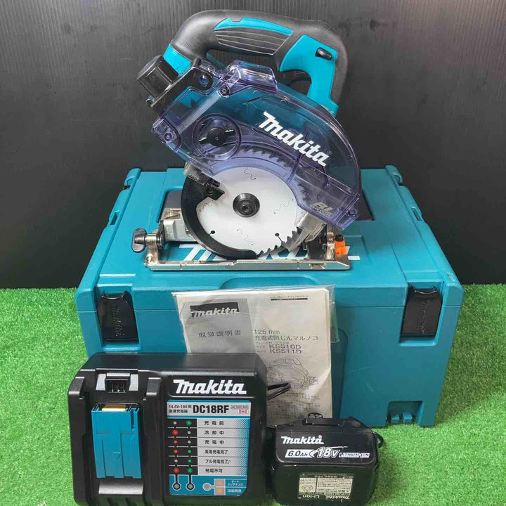 【中古品】★マキタ(makita) コードレス防じん丸のこ KS511DRG【岩槻店】
