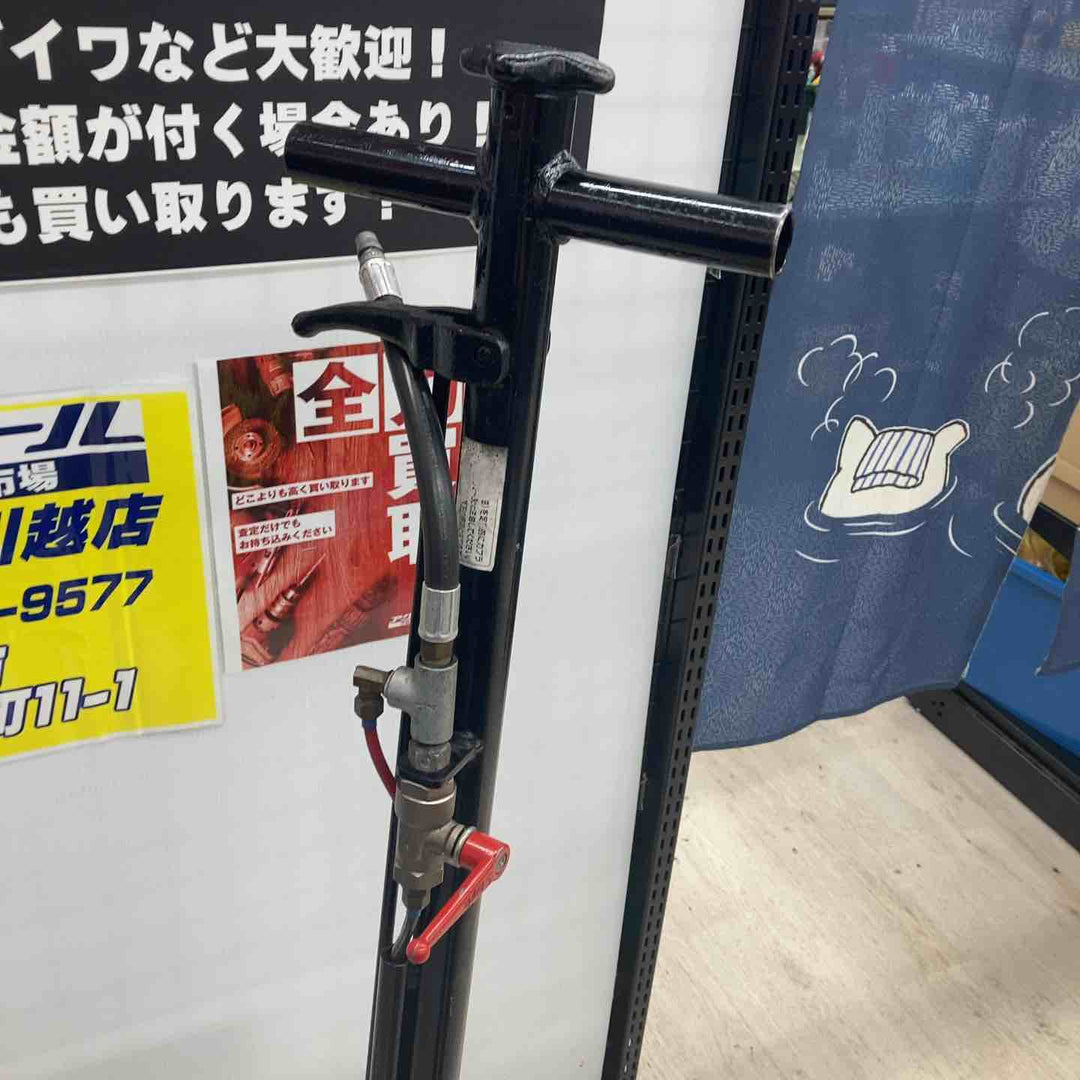 【店頭受取り限定】長崎ジャッキ エアーハイドロリックトラックジャッキ NTJ-35S 補助ネジ付 能力35トン 高さ210 ~450mm 【川越店】