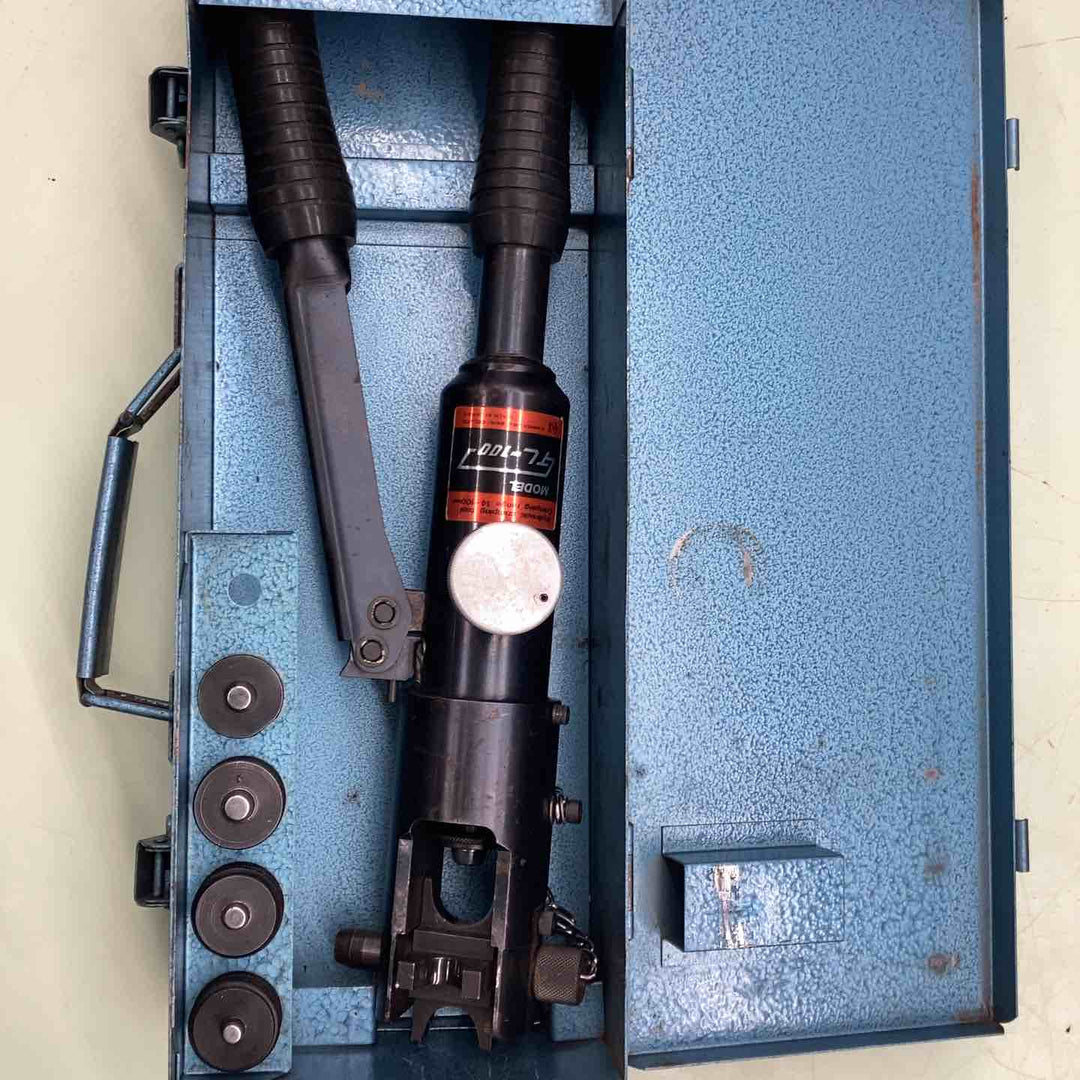 手動 油圧 圧着器 GL-100 KAMEKURA カメクラ 圧着機 かしめ 電気工事【越谷店】