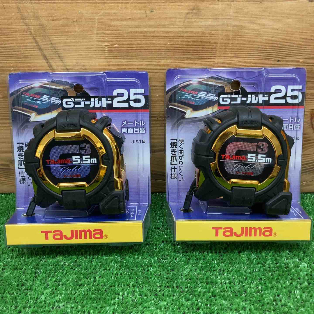 【未使用品】 タジマ/Tajima G3ゴールド ロック25 G3GL25-55BL 2個セット 【鴻巣店】