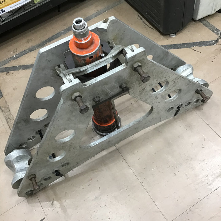 【店頭受取り限定】西田製作所 NC-PB1A 油圧鋼管曲機 油圧ベンダー パイプ 手動ポンプ P1-W (700kg) 鋼管油圧シリンダー アタッチメント付【草加店】