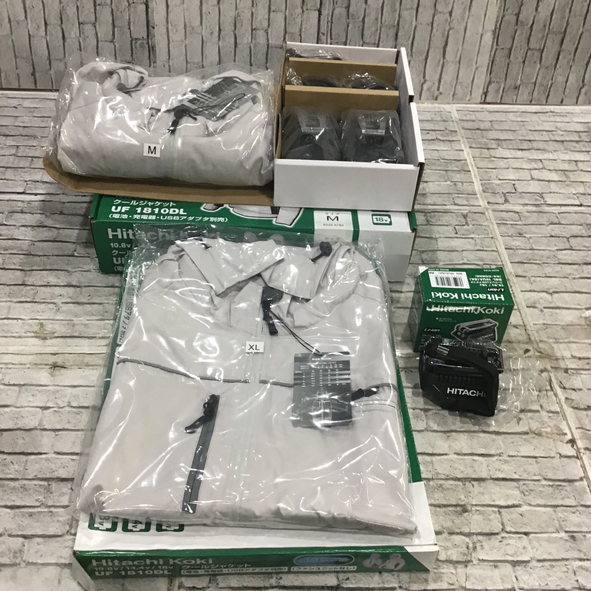 Hitachi Koki 10.8v/14.4v/18v クールジャケット4点 Hitachi Koki 10.8v/14.4v/18v クールジャケット4点