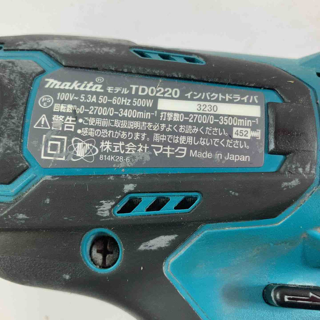 ☆マキタ(makita) インパクトドライバ TD0220【川崎店】