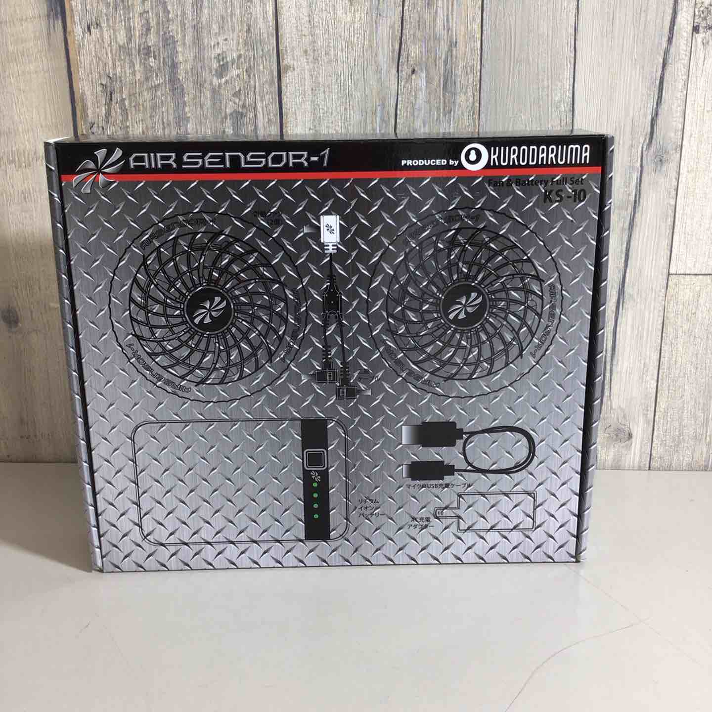 未使用品】 AIR SENSOR-1 空調服 クロダルマ(KUERODARUMA