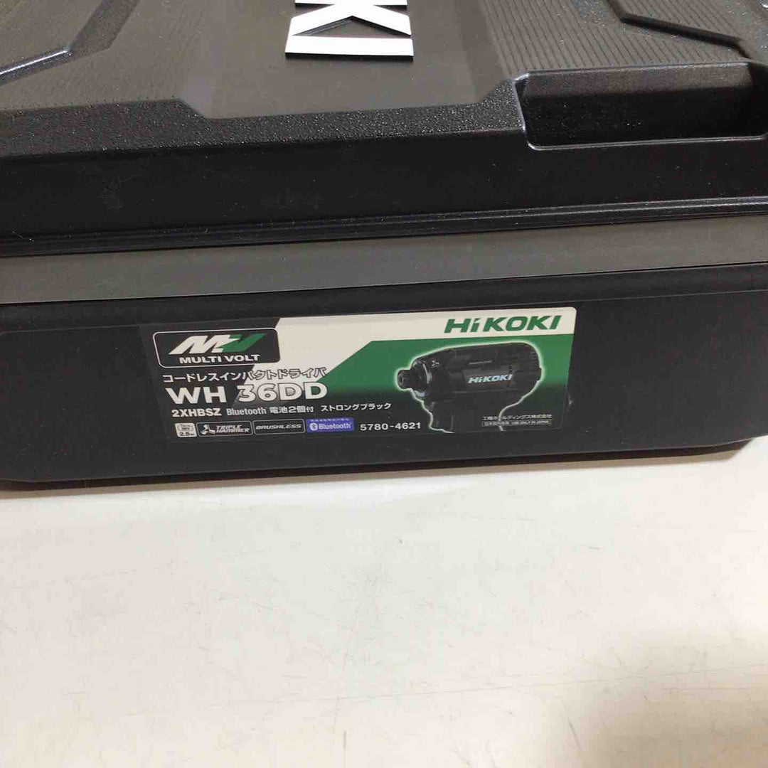 ★ハイコーキ(HIKOKI ※旧:日立工機) コードレスインパクトドライバ ストロングブラック WH36DD(2XHBSZ)【戸田店】