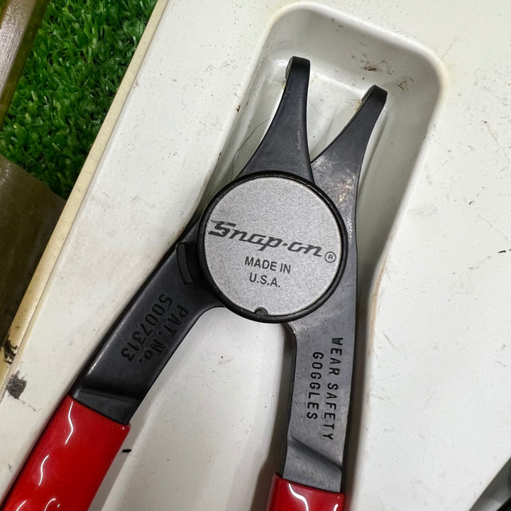 Snap-on スナップオン/スナップリングプライヤーセット PRH404 ※ケース破損あり 【桶川店】