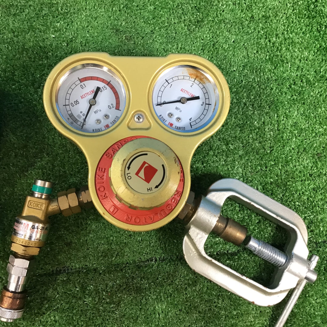 【中古品】小池酸素 セフティゴールド 酸素・アセチレン SGV-1/SGV-2 2個セット【岩槻店】