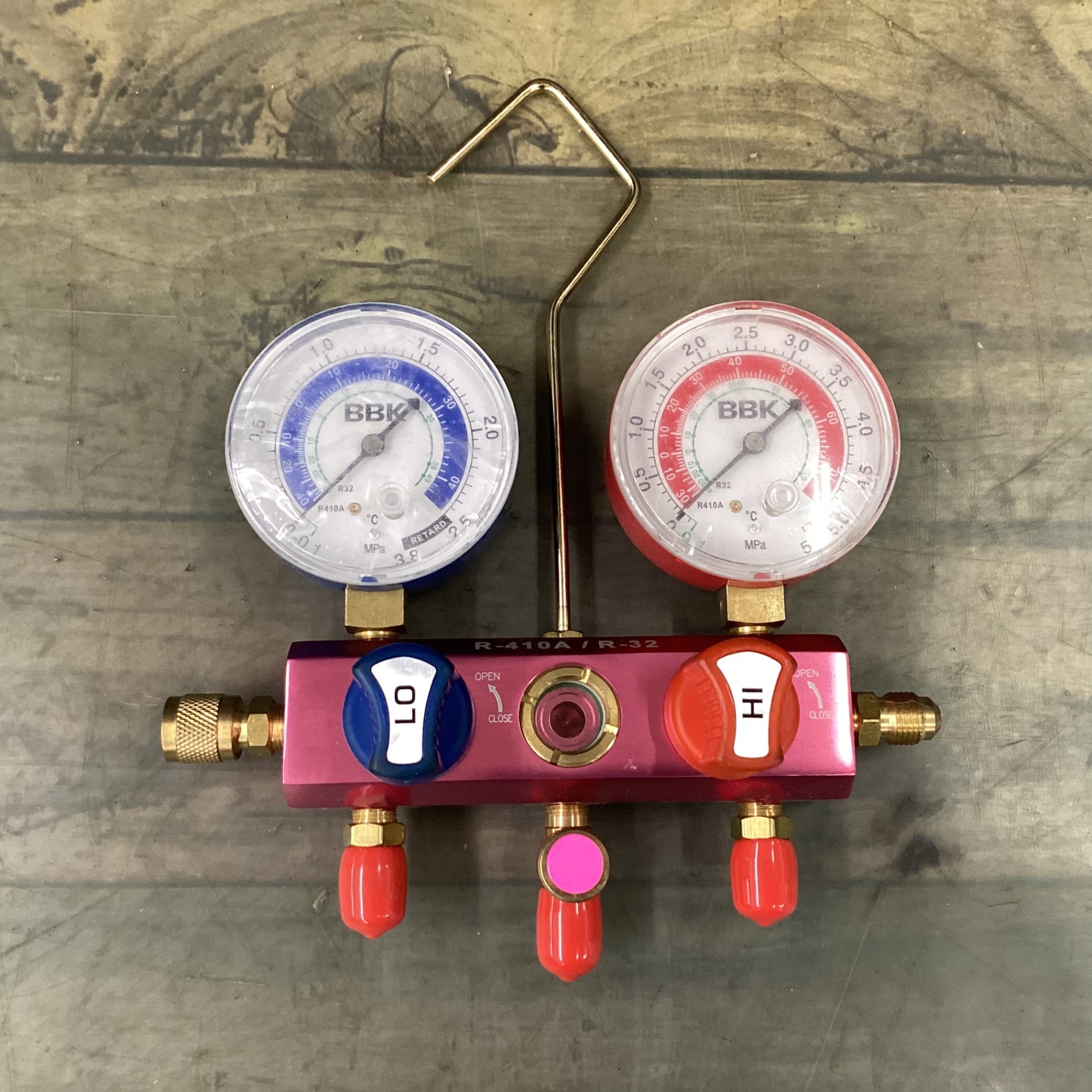 BBK テクノロジーズ R-410A/R-32 ボールバルブ式マニホールドキット