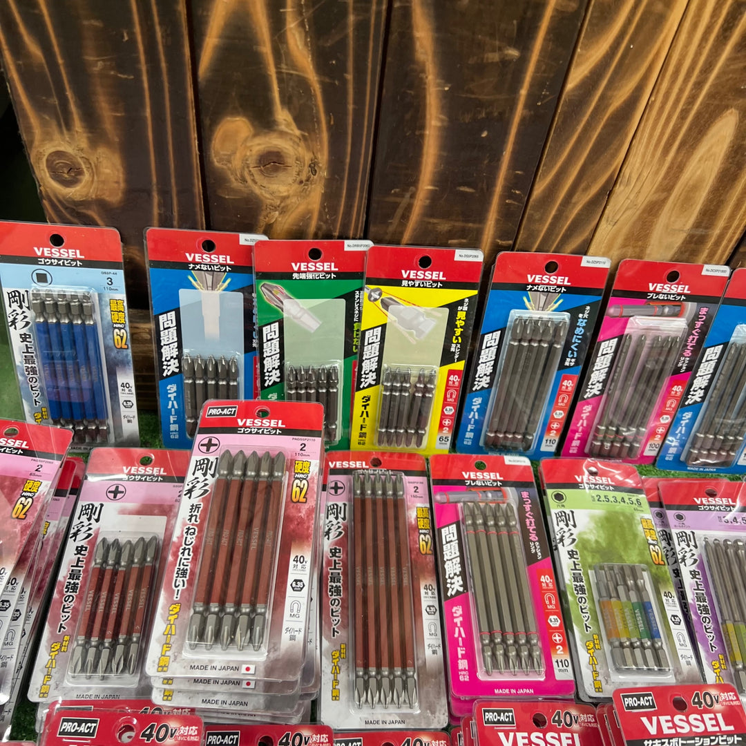 【大特価まとめ売り!】ビット5本入り 150パックまとめ売り 六角軸6.35mm インパクトドライバー用 メーカー・サイズ混合【桶川店】