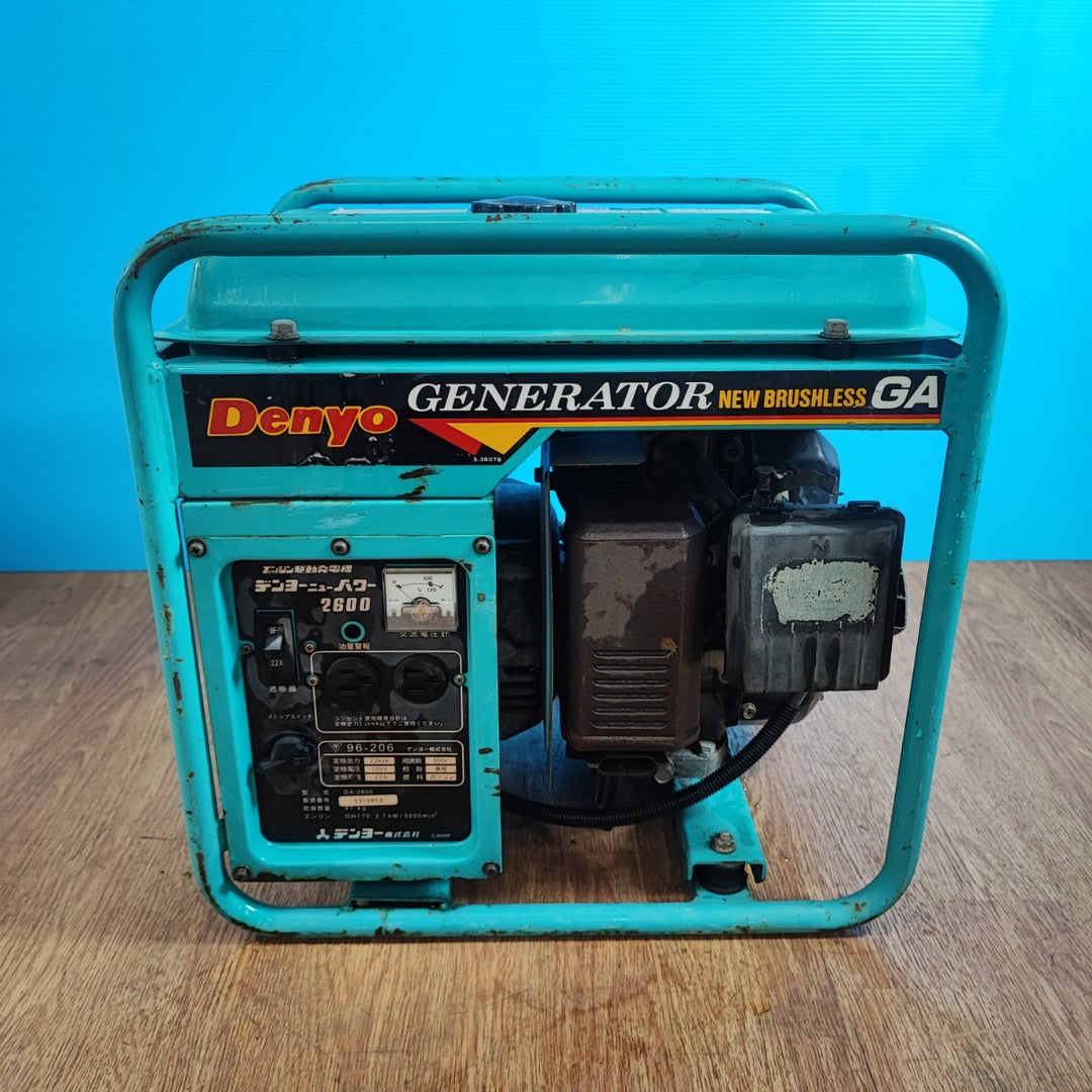 【店頭受取り限定】〇デンヨー ガソリン発電機 GA2600【岩槻店】