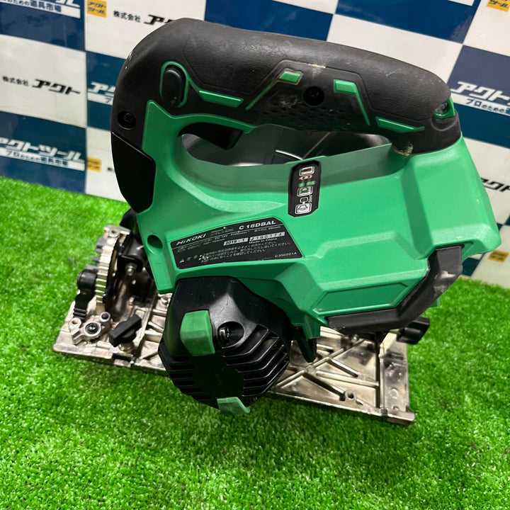 ★ハイコーキ(HIKOKI ※旧:日立工機) コードレス丸のこ C18DBAL(NN) 異音有【草加店】