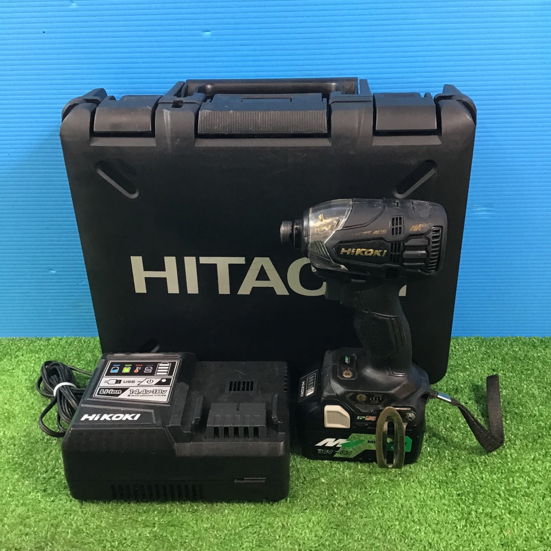 ◇ハイコーキ コードレスインパクトドライバー WH36DA 2XP(BG) 36V2.5Ahバッテリー1個セット【岩槻店】