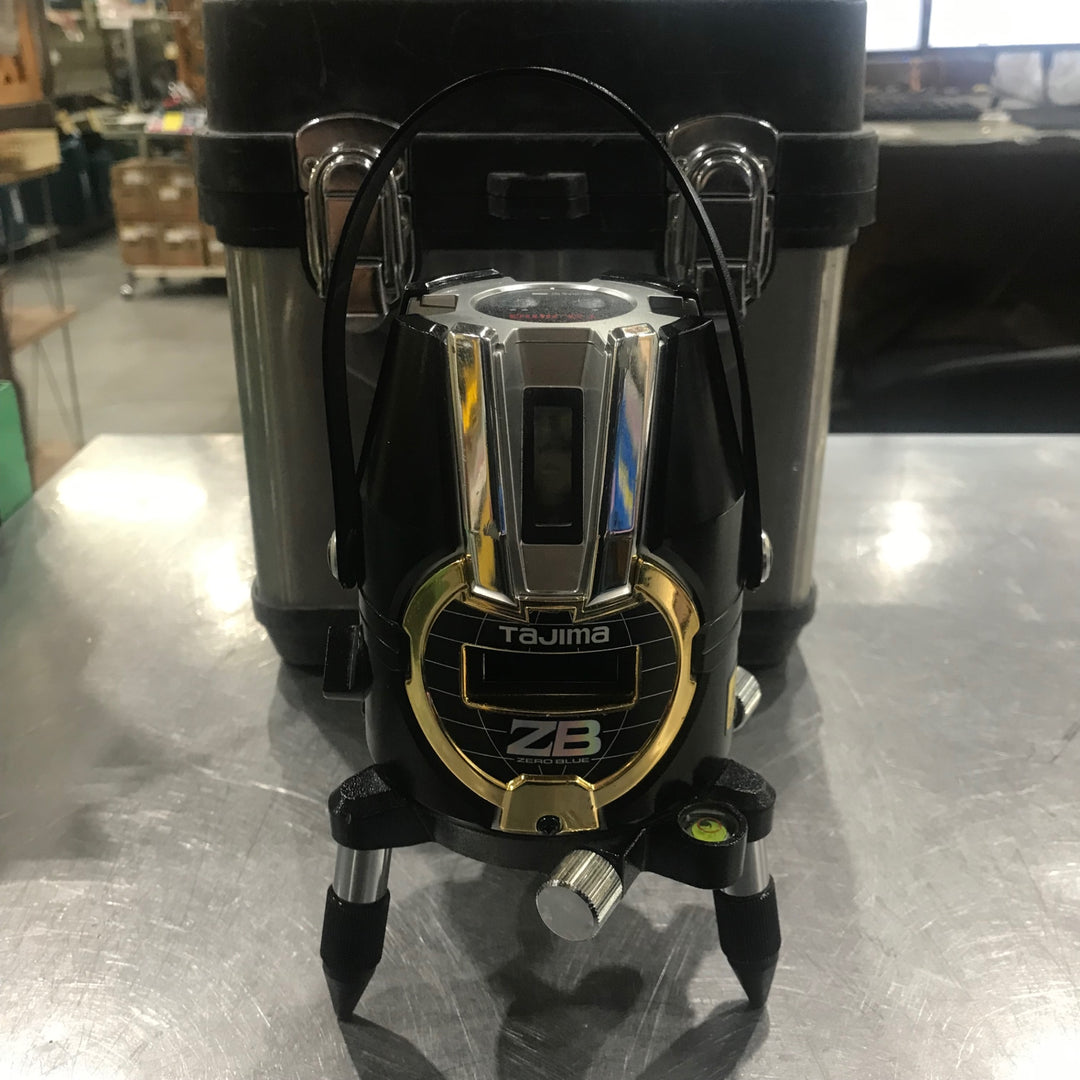 ◇タジマ(TAJIMA) ブルーグリーンレーザー墨出し器 ZEROB-TYZ  縦・横・地墨 ゼロブルー ZB【川口店】