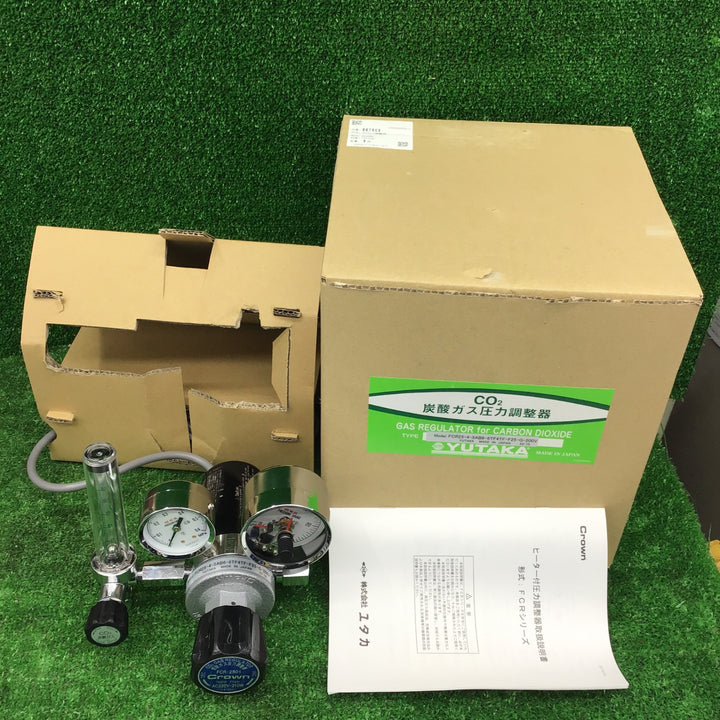 YUTAKA CO2炭酸ガス圧力調整器 FCR25-4-5AB6-6TF4TF-F25-G-200V【桶川店】