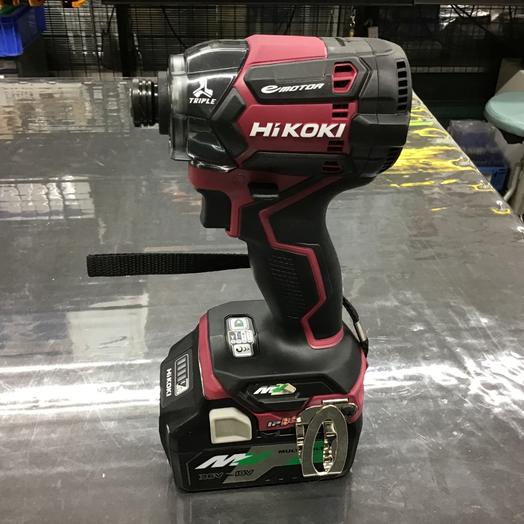 ★ハイコーキ(HIKOKI ※旧:日立工機) コードレスインパクトドライバー WH36DC(NNR)【戸田店】