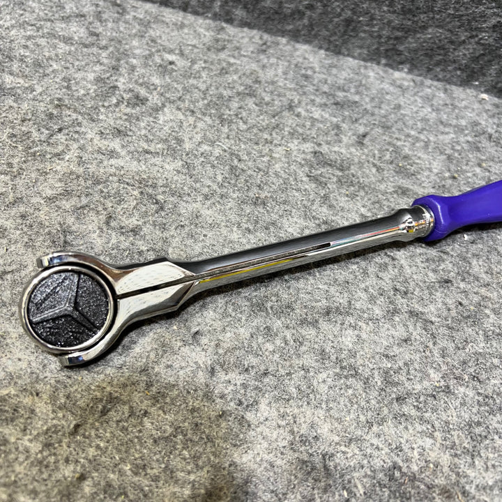 ▼スナップオン/Snap-on 3/8drスイべルヘッドラチェット 差込角:3/8 FHNFD100 旧グリップ ダークパープル【桶川店】