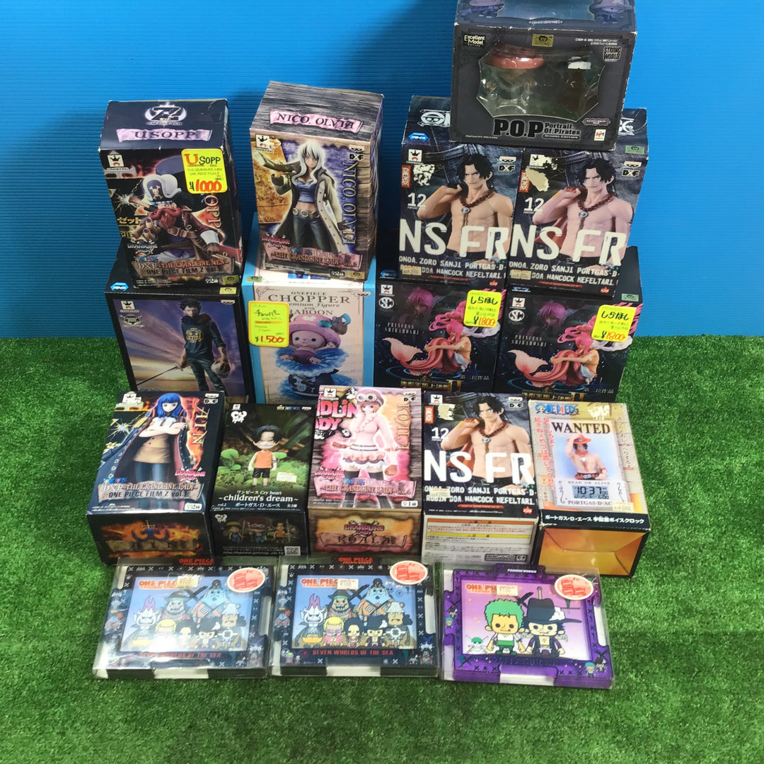 【中古品】ワンピース フィギュアセット⑰個セット【岩槻店】