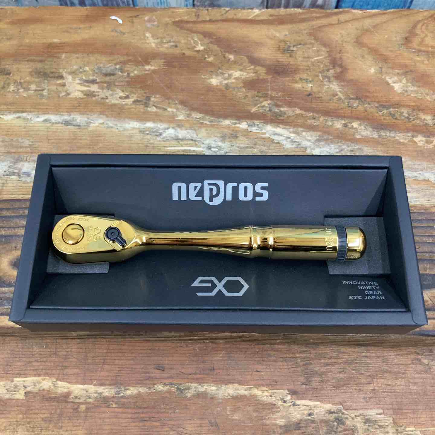 ◇京都機械工具(KTC) ネプロス ラチェットハンドル NBR390GL IP