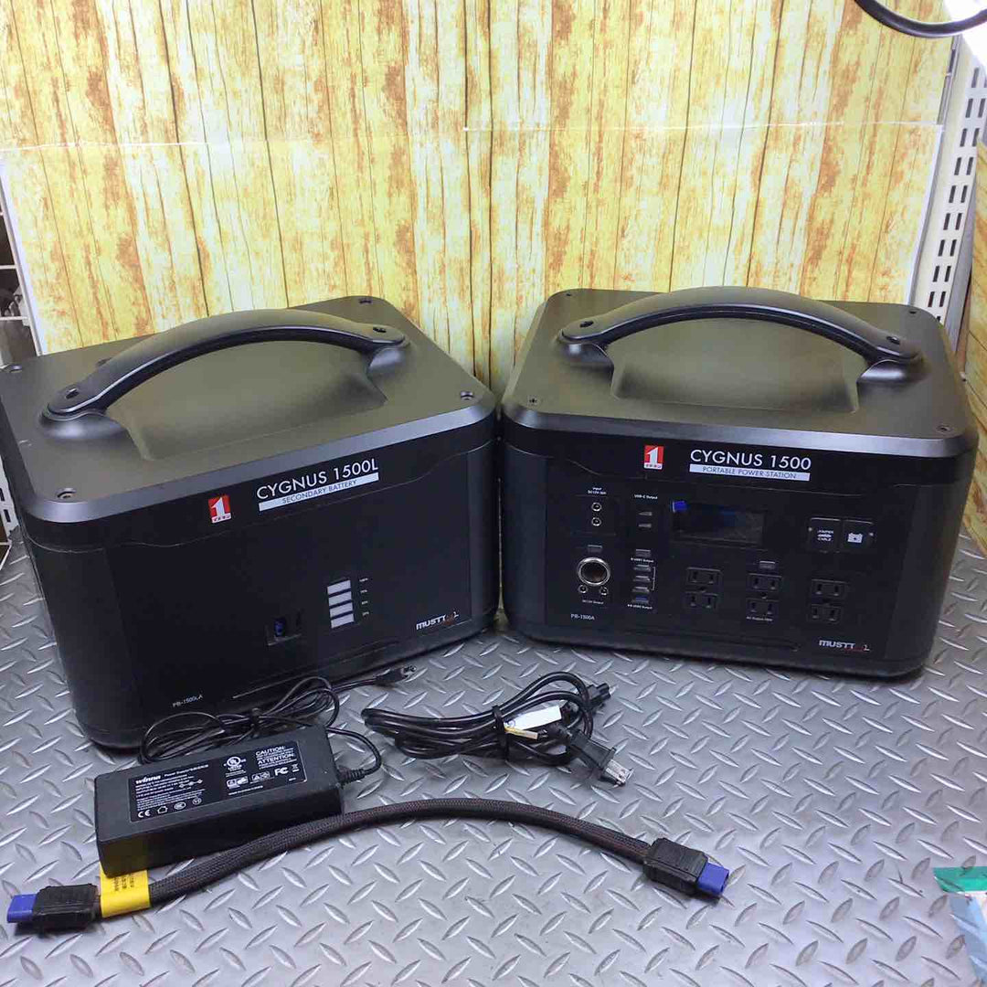 イチネン CYGNUS1500 ポータブル電源&補助バッテリーセット【川崎店】