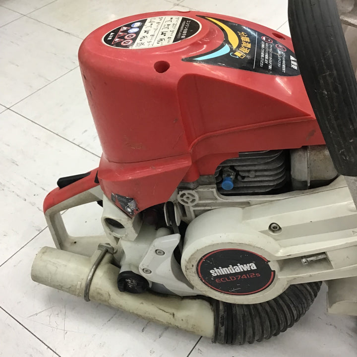 新ダイワ/shindaiwa エンジンカッター ECLD7412S ダイヤモンドブレード付 パートナ【鴻巣店】