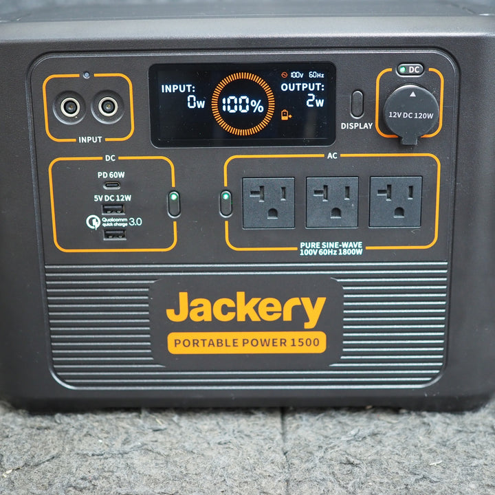 【中古美品】Jackery/ジャクリ ポータブル電源1500 PTB152・SolarSaga100 JS-100Cセット【鴻巣店】