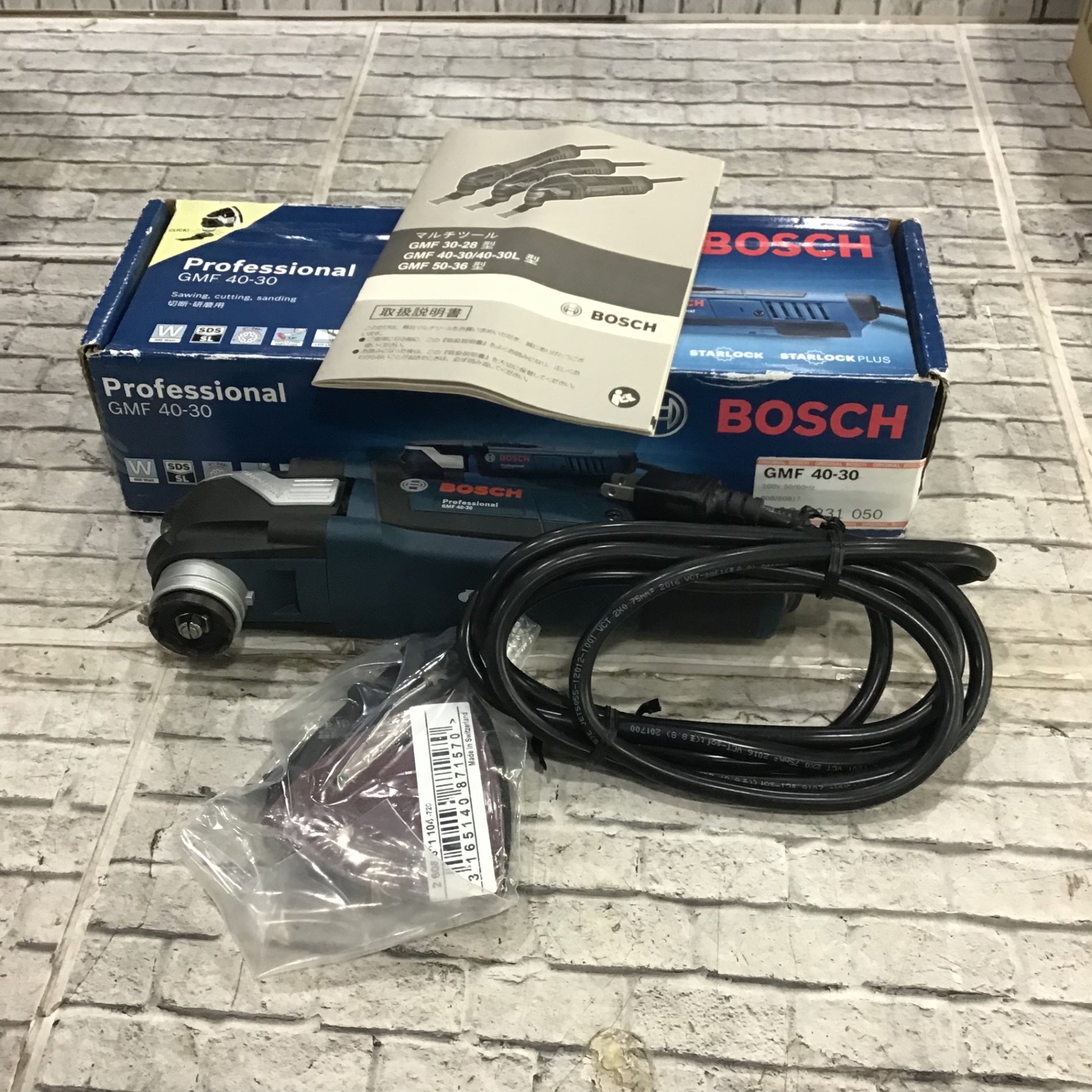 〇BOSCH(ボッシュ) マルチツール(カットソー) GMF40-30【川口店 〇BOSCH(ボッシュ) マルチツール(カットソー) GMF40-30【川口店