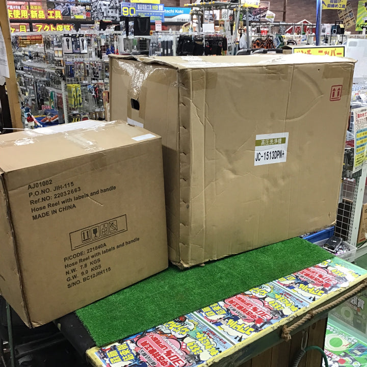 【未使用・店頭受取り限定】 精和産業 エンジン高圧洗浄機 JC-1513DPN+ ホースリールセット! 【桶川店】