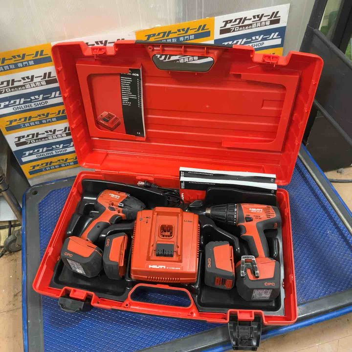 HILTI ヒルティ インパクトドライバー・ドリルドライバセット SID14-A、SFH14-A【草加店】