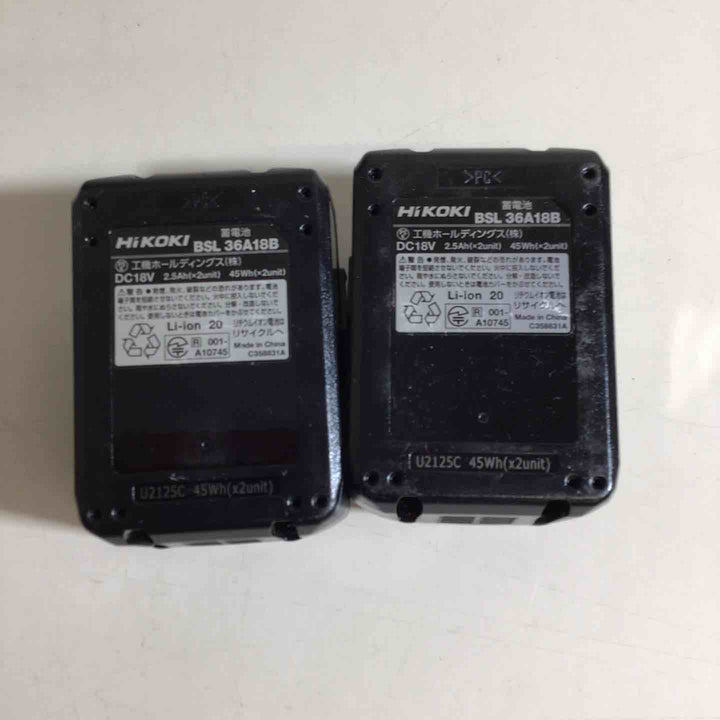 ★ハイコーキ(HIKOKI ※旧:日立工機) コードレスインパクトドライバ WH36DC(2XPS)(L) Bluetooth対応電池【戸田店】