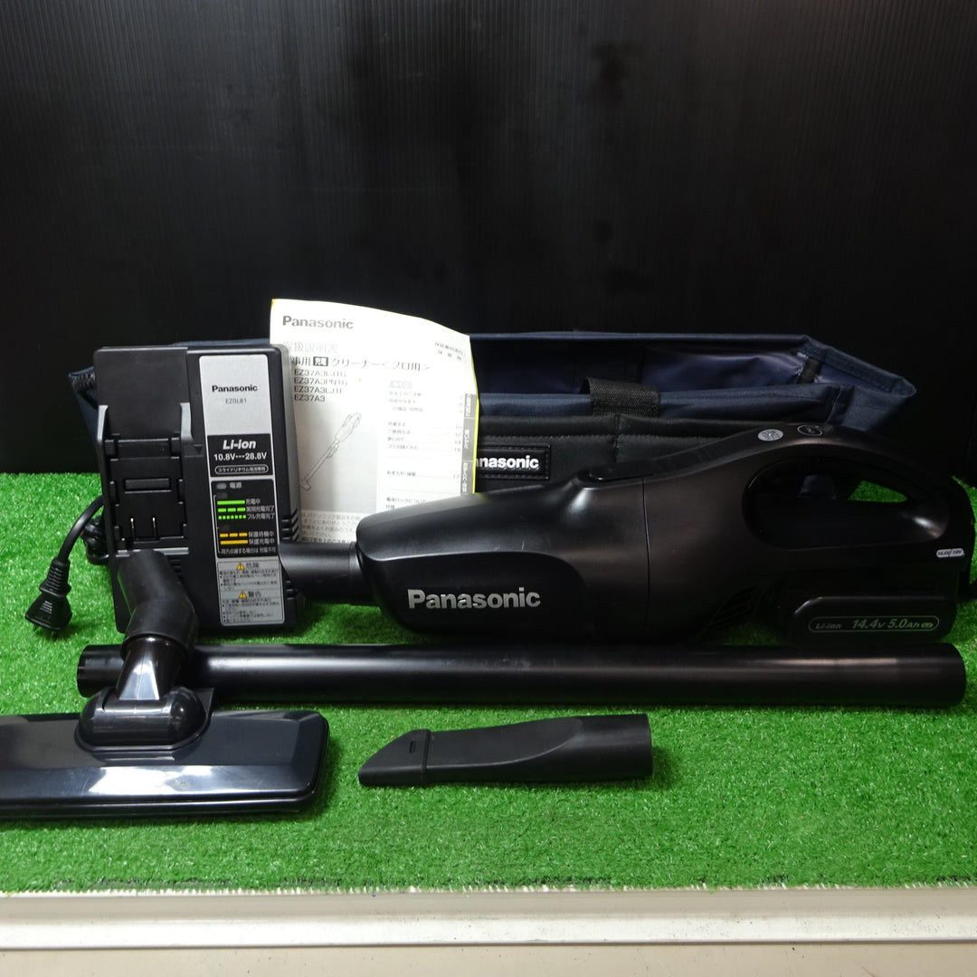 パナソニック/Panasonic 14.4V/18V コードレススティッククリーナー EZ37A3LJ1F-B ソフトケース付き【岩槻店】