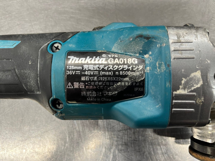 ★マキタ(makita) 125mmコードレスディスクグラインダ GA018GZ【戸田店】