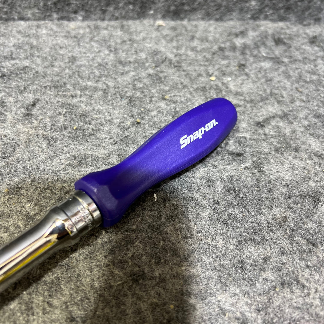 ▼スナップオン/Snap-on 3/8drスイべルヘッドラチェット 差込角:3/8 FHNFD100 旧グリップ ダークパープル【桶川店】