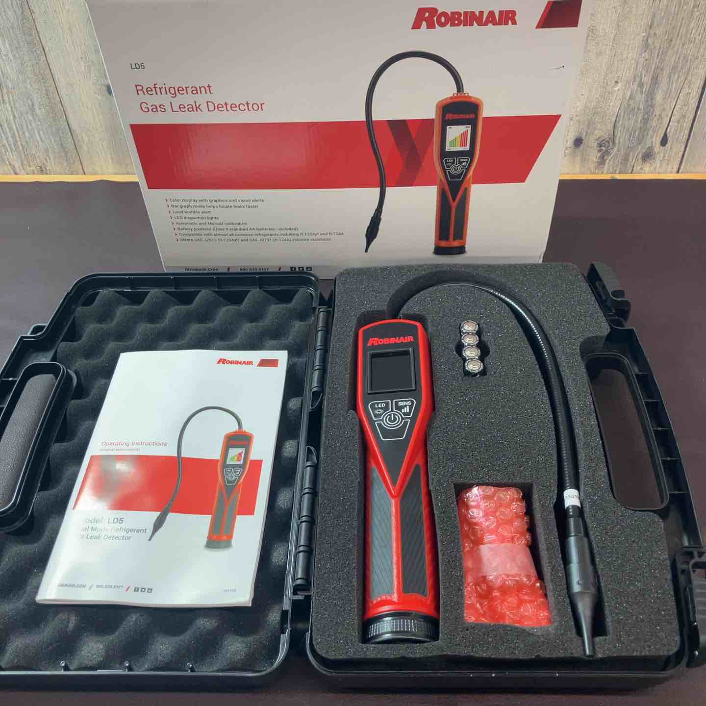 未使用品(店頭展示品)】 Robinair(ロビネア) LD5 セレクト 冷媒漏れ 