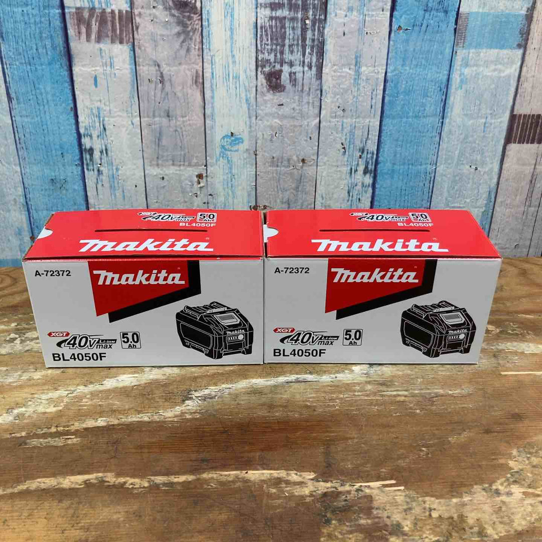 ▼★純正2個セット★マキタ(makita) リチウムイオンバッテリー 40Vmax/5.0Ah BL4050F【柏店】