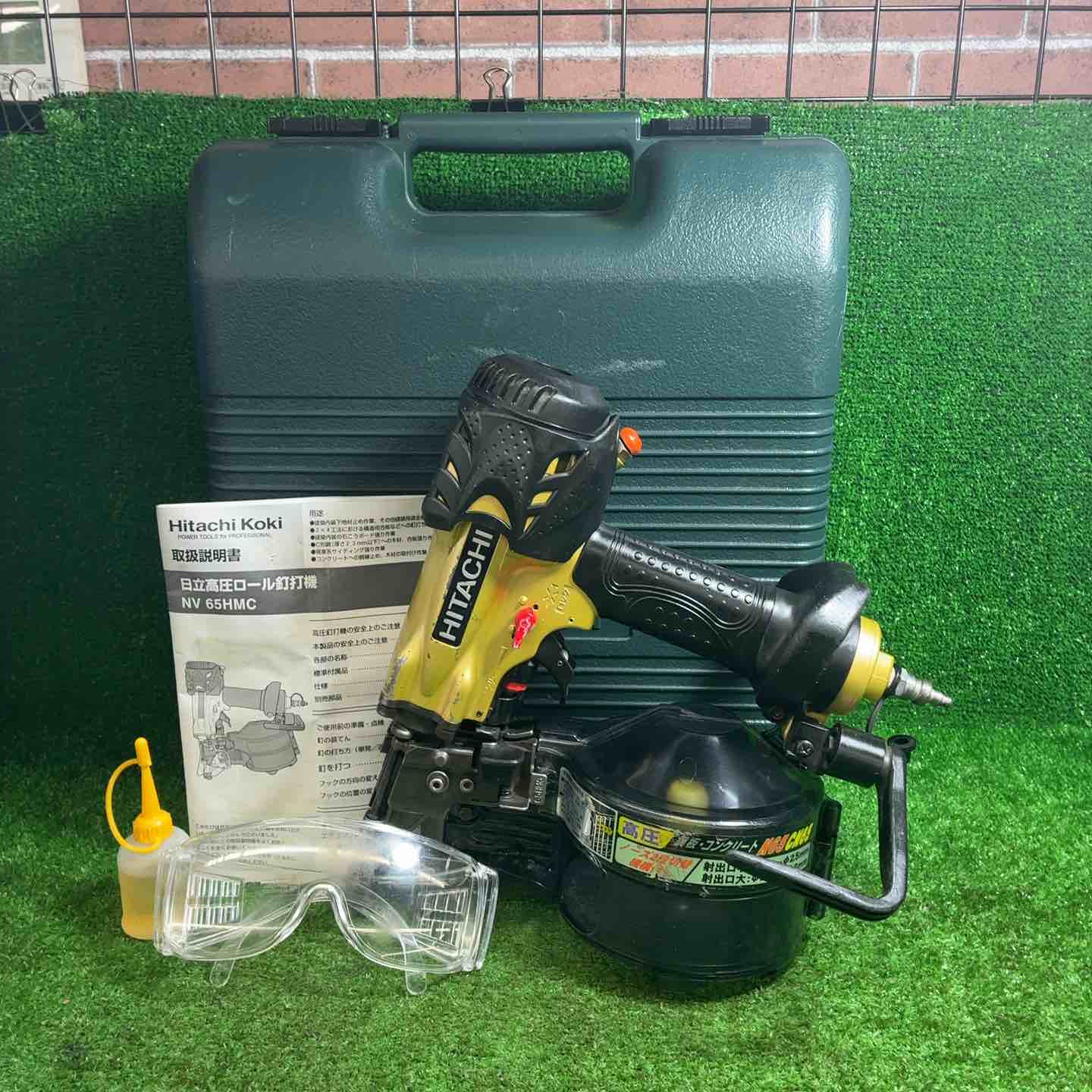 中古品】 ハイコーキ(HIKOKI ※旧:日立工機) 高圧エア釘打ち機 NV65HMC
