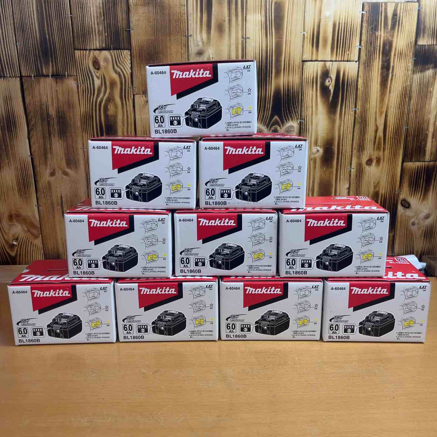 大放出♪マキタ (makita) リチウムイオンバッテリー 18V/6.0Ah BL1860B 10個セット♪【越谷店】 大放出♪マキタ (makita) リチウムイオンバッテリー 18V/6.0Ah BL1860B
