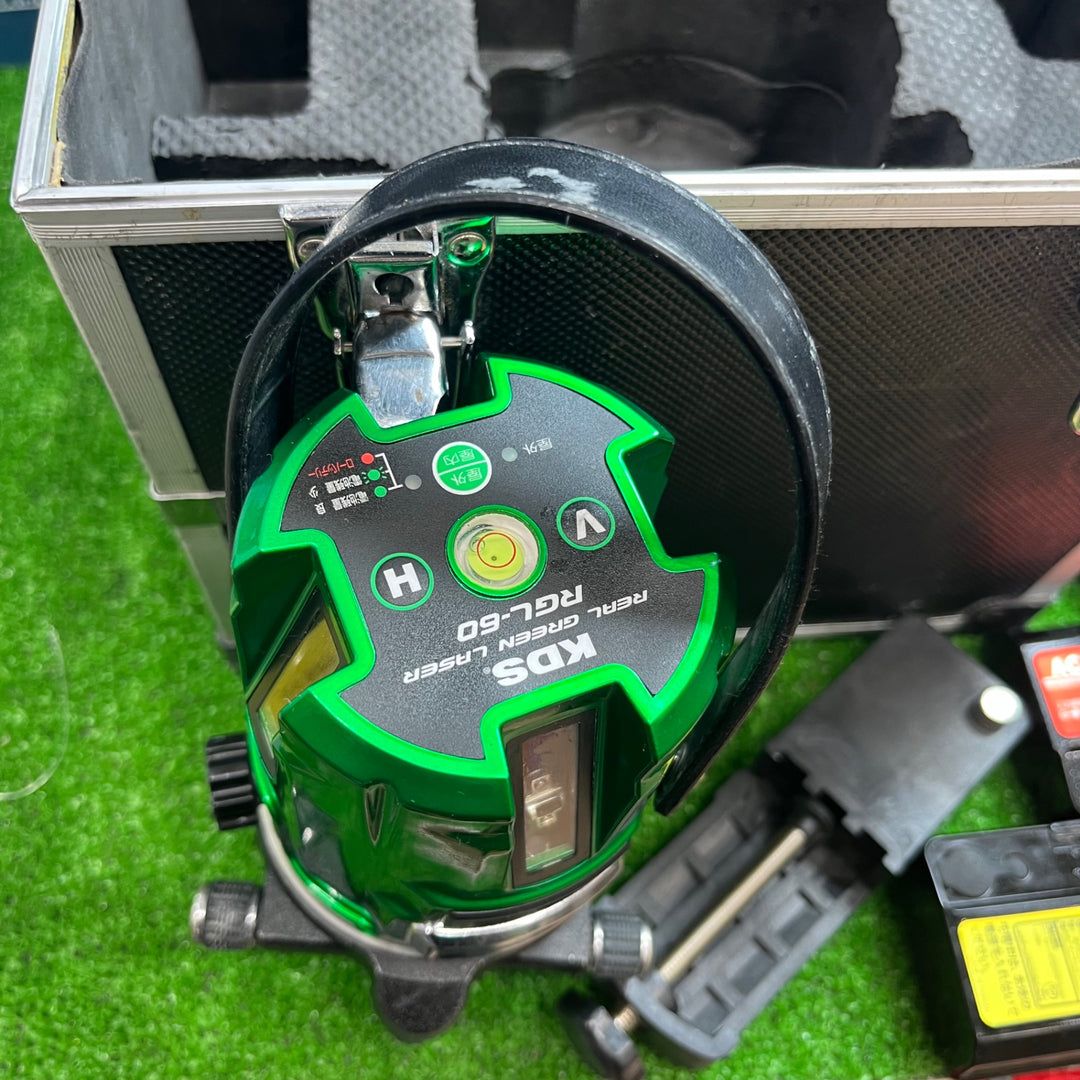〇KDS グリーンレーザー墨出し器 RGL-60  矩十字・横【草加店】