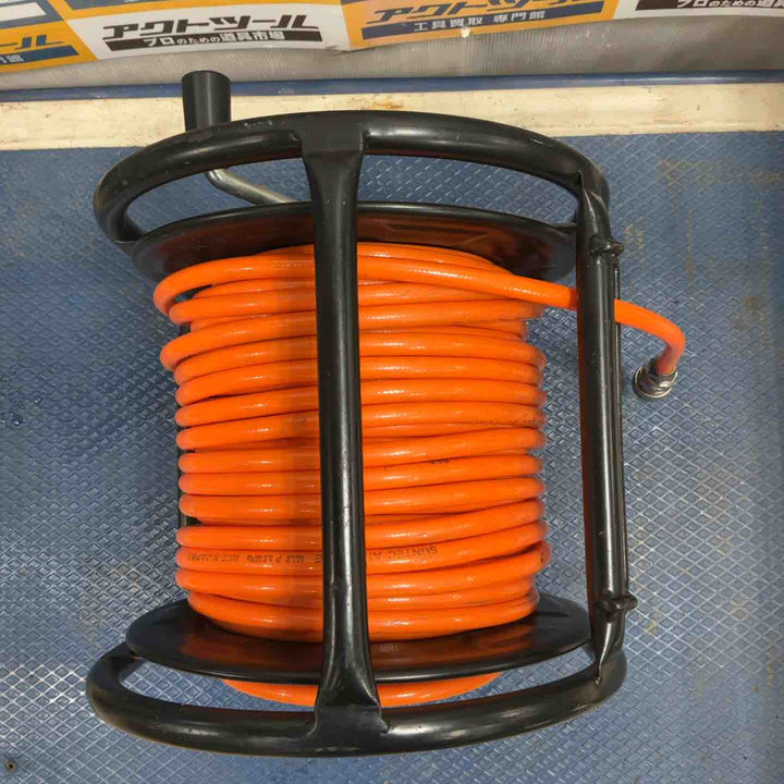 十川産業 コンパクトエアーリール 内径7mm 外径10mm 30M付【草加店】