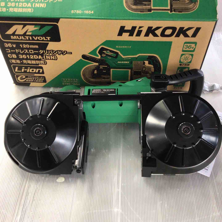 ★ハイコーキ(HIKOKI ※旧:日立工機) コードレスロータリバンドソー CB3612DA(NN)【草加店】