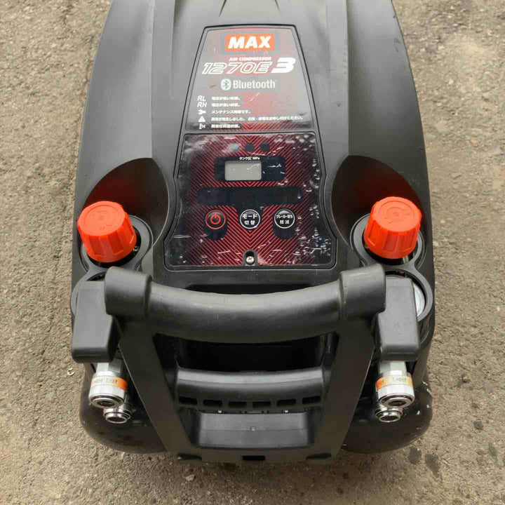 【中古品】 マックス/MAX エアコンプレッサー・AK-HH1270E3 ブラック 【桶川店】