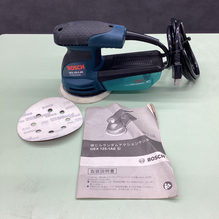 〇ボッシュ(BOSCH) 吸じんランダムアクションサンダー GEX125-1AE【越谷店】