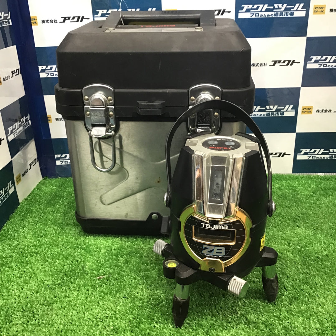 〇タジマ(TAJIMA)  レーザー墨出し器 矩十字・横 ZEROB-KJY ブルーグリーン ZERO BLUE-KJY【草加店】