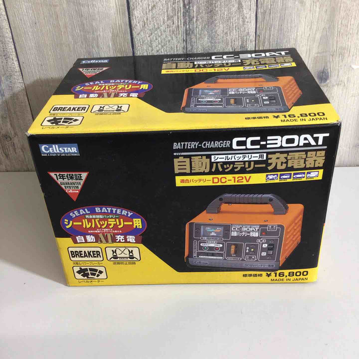 【未使用品】セルスター(CELLSTAR) バッテリー充電器 CC-30AT【戸田店】